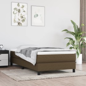 Pocket spring mattress dark brown fabric 80x200x20 cm by vidaXL, Mattresses - Ref: Foro24-347677, Price: 123,99 €, Discount: %