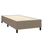 Cama box spring con colchón tela gris taupe 90x200 cm de vidaXL, Camas y somieres - Ref: Foro24-3131245, Precio: 382,02 €, De...