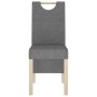 Dining chairs 2 units light gray fabric by vidaXL, dining chairs - Ref: Foro24-336959, Price: 103,81 €, Discount: %