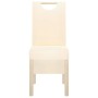 Dining chairs 2 units of cream fabric by vidaXL, dining chairs - Ref: Foro24-336961, Price: 124,13 €, Discount: %