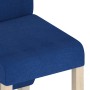 Dining chairs 2 units blue fabric by vidaXL, dining chairs - Ref: Foro24-336963, Price: 103,81 €, Discount: %