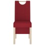 Dining chairs 2 units of red wine red fabric by vidaXL, dining chairs - Ref: Foro24-336965, Price: 135,99 €, Discount: %