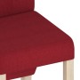 Dining chairs 2 units of red wine red fabric by vidaXL, dining chairs - Ref: Foro24-336965, Price: 135,99 €, Discount: %