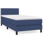 Cama box spring con colchón tela azul 80x200 cm de vidaXL, Camas y somieres - Ref: Foro24-3139855, Precio: 277,66 €, Descuent...