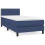 Box spring bed with blue fabric mattress 80x200 cm by vidaXL, Beds and slatted bases - Ref: Foro24-3139935, Price: 280,94 €, ...