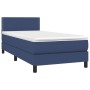 Box spring bed with blue fabric mattress 80x200 cm by vidaXL, Beds and slatted bases - Ref: Foro24-3139935, Price: 280,94 €, ...