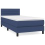 Box spring bed with blue fabric mattress 80x200 cm by vidaXL, Beds and slatted bases - Ref: Foro24-3140095, Price: 273,00 €, ...