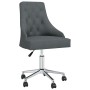 Silla de oficina giratoria tela gris oscuro de vidaXL, Sillas de oficina - Ref: Foro24-336970, Precio: 141,99 €, Descuento: %