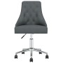 Silla de oficina giratoria tela gris oscuro de vidaXL, Sillas de oficina - Ref: Foro24-336970, Precio: 141,99 €, Descuento: %