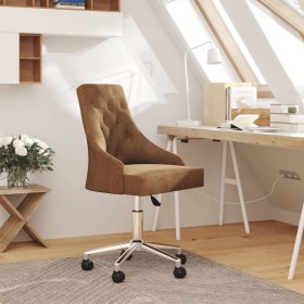 Brown Fabric Swivel Office Chair by vidaXL, Office chairs - Ref: Foro24-336972, Price: 122,59 €, Discount: %