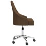 Silla de oficina giratoria de tela marrón de vidaXL, Sillas de oficina - Ref: Foro24-336972, Precio: 122,59 €, Descuento: %