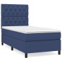 Cama box spring con colchón tela azul 80x200 cm de vidaXL, Camas y somieres - Ref: Foro24-3141975, Precio: 357,68 €, Descuent...