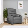 Gray synthetic leather elevating massage chair by vidaXL, Electric massage chairs - Ref: Foro24-3143473, Price: 423,34 €, Dis...