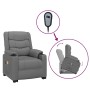 Gray synthetic leather elevating massage chair by vidaXL, Electric massage chairs - Ref: Foro24-3143473, Price: 423,34 €, Dis...