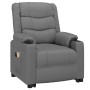 Gray synthetic leather elevating massage chair by vidaXL, Electric massage chairs - Ref: Foro24-3143473, Price: 423,34 €, Dis...