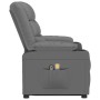 Gray synthetic leather elevating massage chair by vidaXL, Electric massage chairs - Ref: Foro24-3143473, Price: 423,34 €, Dis...