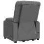 Gray synthetic leather elevating massage chair by vidaXL, Electric massage chairs - Ref: Foro24-3143473, Price: 423,34 €, Dis...