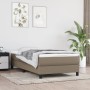 Cama box spring con colchón tela gris taupe 80x200 cm de vidaXL, Camas y somieres - Ref: Foro24-3144033, Precio: 243,31 €, De...