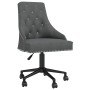 Silla de oficina giratoria de terciopelo gris oscuro de vidaXL, Sillas de oficina - Ref: Foro24-336987, Precio: 120,47 €, Des...