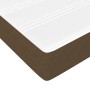 Cama box spring con colchón tela marrón oscuro 80x200 cm de vidaXL, Camas y somieres - Ref: Foro24-3144130, Precio: 236,26 €,...