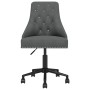 Silla de oficina giratoria de terciopelo gris oscuro de vidaXL, Sillas de oficina - Ref: Foro24-336987, Precio: 120,47 €, Des...