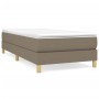 Cama box spring con colchón tela gris taupe 80x200 cm de vidaXL, Camas y somieres - Ref: Foro24-3144131, Precio: 281,99 €, De...