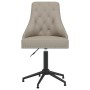 Silla de oficina giratoria de terciopelo gris claro de vidaXL, Sillas de oficina - Ref: Foro24-336997, Precio: 144,09 €, Desc...