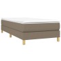 Cama box spring con colchón tela gris taupe 80x200 cm de vidaXL, Camas y somieres - Ref: Foro24-3144131, Precio: 281,99 €, De...