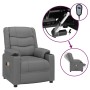 Sillón de masaje eléctrico cuero sintético gris de vidaXL, Sillones de masaje eléctricos - Ref: Foro24-3143459, Precio: 284,9...