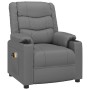 Sillón de masaje eléctrico cuero sintético gris de vidaXL, Sillones de masaje eléctricos - Ref: Foro24-3143459, Precio: 284,9...