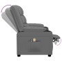 Gray synthetic leather electric massage chair by vidaXL, Electric massage chairs - Ref: Foro24-3143459, Price: 284,39 €, Disc...