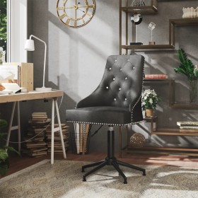 Dark Gray Velvet Swivel Office Chair by vidaXL, Office chairs - Ref: Foro24-336998, Price: 144,09 €, Discount: %