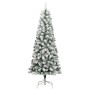 Árbol de Navidad artificial con bisagras y nieve flocada 240 cm de vidaXL, Arboles de navidad - Ref: Foro24-358383, Precio: 1...