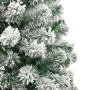 Árbol de Navidad artificial con bisagras y nieve flocada 240 cm de vidaXL, Arboles de navidad - Ref: Foro24-358383, Precio: 1...