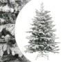 Künstlicher Weihnachtsbaum mit Scharnieren und beflocktem Schnee 180 cm von vidaXL, Weihnachtsbäume - Ref: Foro24-358386, Pre...