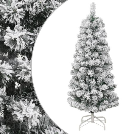 Árbol de Navidad artificial con bisagras y nieve flocada 150 cm de vidaXL, Arboles de navidad - Ref: Foro24-358380, Precio: 4...