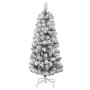 Artificial Christmas tree with hinges and flocked snow 150 cm by vidaXL, Christmas trees - Ref: Foro24-358380, Price: 49,83 €...