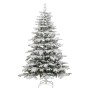 Árbol de Navidad artificial con bisagras y nieve flocada 240 cm de vidaXL, Arboles de navidad - Ref: Foro24-358388, Precio: 2...