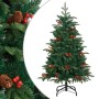 Árbol de Navidad artificial con piñas y bayas 120 cm de vidaXL, Arboles de navidad - Ref: Foro24-358374, Precio: 45,92 €, Des...