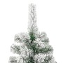 Artificial Christmas tree with hinges and flocked snow 210 cm by vidaXL, Christmas trees - Ref: Foro24-358382, Price: 91,98 €...