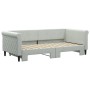 Light gray velvet trundle sofa bed 90x190 cm by vidaXL, Beds and slatted bases - Ref: Foro24-3197784, Price: 283,99 €, Discou...