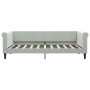 Light gray velvet trundle sofa bed 90x190 cm by vidaXL, Beds and slatted bases - Ref: Foro24-3197784, Price: 283,99 €, Discou...