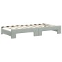 Light gray velvet trundle sofa bed 90x190 cm by vidaXL, Beds and slatted bases - Ref: Foro24-3197784, Price: 283,99 €, Discou...