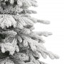 Artificial Christmas tree with hinges and flocked snow 210 cm by vidaXL, Christmas trees - Ref: Foro24-358387, Price: 138,39 ...