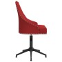 Silla de oficina giratoria de terciopelo rojo tinto de vidaXL, Sillas de oficina - Ref: Foro24-337002, Precio: 144,99 €, Desc...