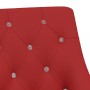 Silla de oficina giratoria de terciopelo rojo tinto de vidaXL, Sillas de oficina - Ref: Foro24-337002, Precio: 144,99 €, Desc...