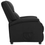 Sillón reclinable de cuero auténtico negro de vidaXL, Sillones - Ref: Foro24-337047, Precio: 347,99 €, Descuento: %