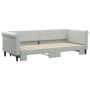 Sofá cama nido terciopelo gris claro 80x200 cm de vidaXL, Camas y somieres - Ref: Foro24-3197764, Precio: 270,80 €, Descuento: %