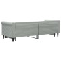 Sofá cama nido terciopelo gris claro 80x200 cm de vidaXL, Camas y somieres - Ref: Foro24-3197764, Precio: 270,99 €, Descuento: %