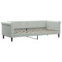 Sofá cama nido terciopelo gris claro 80x200 cm de vidaXL, Camas y somieres - Ref: Foro24-3197764, Precio: 270,99 €, Descuento: %